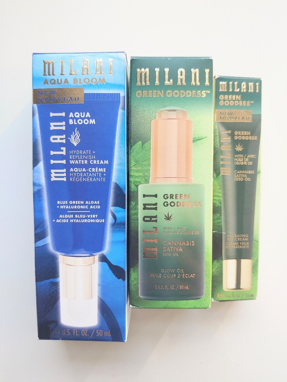 Milani Aqua Bloom & Green Goddess Skin Care Set